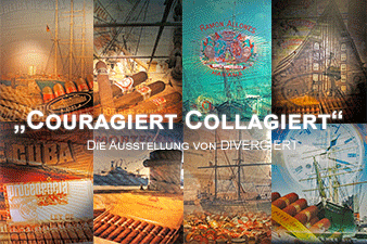 "COURAGIERT COLLAGIERT" - Die Ausstellung von DIVERGIERT